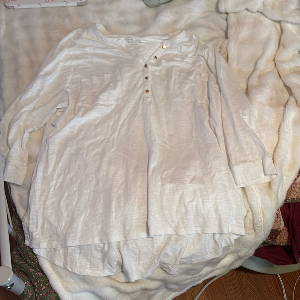 cute white blouse for work